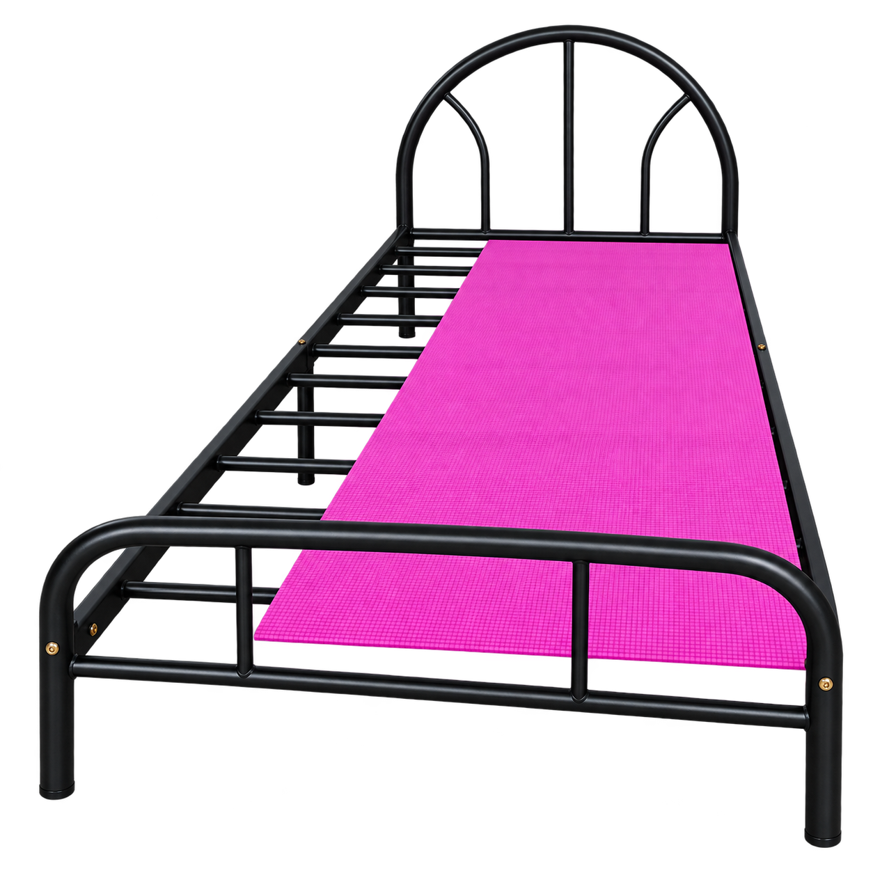 Combo cama metálica + colchoneta